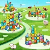 Juego de Juguetes Magnéticos Educativos 3D STEM de Tendencia 2025, Bloques de Construcción Magnéticos, 95 Piezas, Animales del Zoológico, Azulejos Magnéticos para Niños