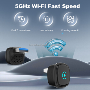 <b>Wireless</b> Carplay <b>Adapter</b> Usb A Dongle Spotify Music Car Play Android Auto Waze Sans Fil Portable Carlinkit Mini Ultra4 Aibox - Product Image 6