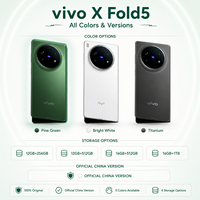 Smartphone pliable haut de gamme vivo X Fold5, écran AMOLED 8,03 pouces, Android, 5G, neuf et original.