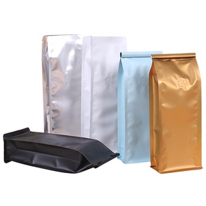 Bolsa de café con válvula, 35/40/50/60 micras de grosor, plástico, color negro, 500g - Product Image 2