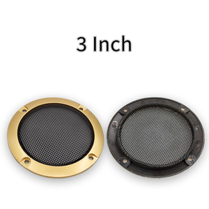 Grille de haut-parleur de voiture de 3 pouces utilisée pour 2 "3" 4 "5" 6.5 "8" 10 "Cercle décoratif en maille métallique en acier laminé à froid - Product Image 4