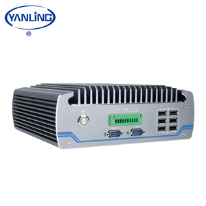 Düşük maliyetli fansız 6th gen Intel core <span class=keywords><strong>i7</strong></span>-6700T endüstriyel bilgisayar ile 10 * USB GPIO 5 * RS232/485 COM port desteği pencere 10 - Product Image 4