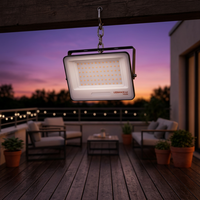 Projecteur LED linéaire en aluminium 200W, haute luminosité, blanc chaud, extérieur, étanche IP65, 220-240V, PF0.9, pour aménagement paysager et jardin