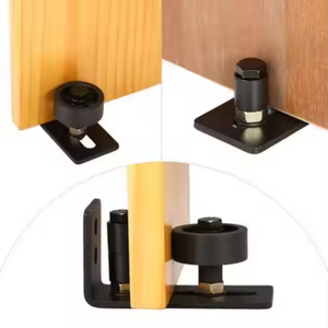 RHETECH 8-en-1 <span class=keywords><strong>Guide</strong></span> de plancher de <span class=keywords><strong>porte</strong></span> de grange en acier réglable DIY 8 1 Tous les rouleaux de <span class=keywords><strong>porte</strong></span> de <span class=keywords><strong>placard</strong></span> <span class=keywords><strong>coulissante</strong></span> - Product Image 6