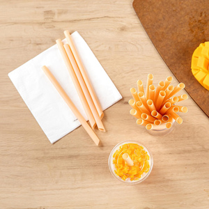 Factory Supplier Eco Friendly Biodegradable Plat <b>Straws</b> Manufacture Milk Tea Juice Sugarcane Bagasse <b>Straws</b> - Product Image 3