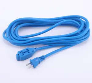 US type 2-pin bulk power extension cords for mexico south america market