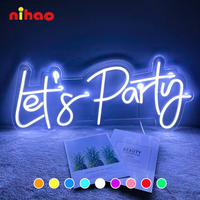 NIHAO Enseigne néon LED flexible en acrylique personnalisée pour toile de fond de lieu de mariage, lettres lumineuses LED, nom de couple pour décoration de fête