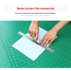 Tapis <span class=keywords><strong>de</strong></span> découpe auto-cicatrisant en <span class=keywords><strong>PVC</strong></span> 5 plis, double face, antidérapant, pour la couture, le quilting et les loisirs créatifs A0 A1 A2 - Product Image 3