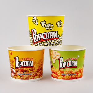 Vasos de Palomitas Desechables Estilo Retro - Cubos de Papel de Varios Tamaños para Noches de Cine, Carnavales y Aperitivos para Fiestas - Product Image 3