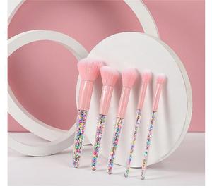 Spot candy – Lot de 5 pinceaux de maquillage pour débutants, outils de beauté, pinceau pour poudre libre, ensemble complet de 5 pinceaux de maquillage - Product Image 5