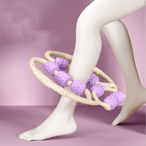 Rodillo masajeador de mano Abrazadera de pierna para piernas Terapia muscular Cuerpo Celluilte Reducción y rodillo de masaje de pies - Product Image 3