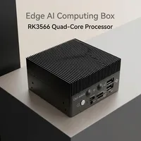 Caja de Computación Edge AI TM-CM3-AIBOX, Rockchip RK3566 NPU, 2GB/4GB RAM, 32GB Almacenamiento para Aceleración de IA, Ubuntu2404 Preinstalado