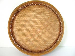 Handmade Woven Bamboo Reed <b>Basket</b> Large Vintage Fruit <b>Basket</b> <b>Wall</b> Hanging Gallery Decor <b>Storage</b> <b>Basket</b> Vietnam Factory Supplier - Product Image 6