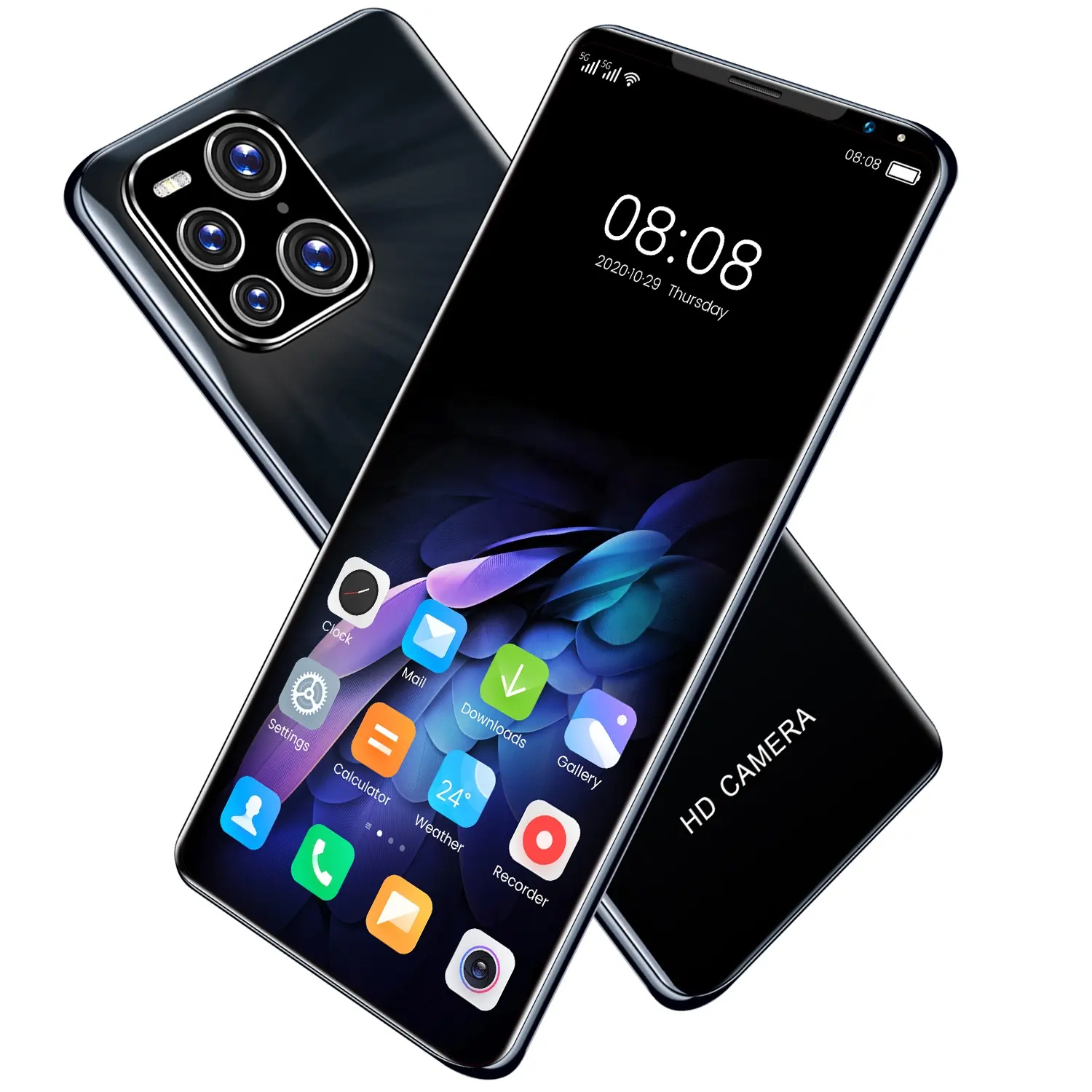 Ponsel Pintar 2021 Produk Baru X3 Pro, RAM 16GB ROM 512GB Android Tidak Terkunci Baterai 5600MAh Ponsel Harga Rendah untuk Orang Tua