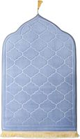 Tapis de prière musulman épais et moelleux, antidérapant, pliable, fabriqué à la machine, en mousse, kilim, portable, pour la maison, la mosquée, cadeau de Ramadan, cadeau de l'Aïd