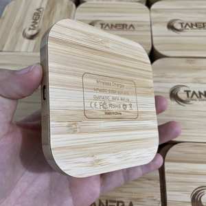 الخيزران محطة شحن مخصص الهاتف الذكي المحمول سليم ساحة لوحة خشبية تشى 15 10 20 30 35 واط الخشب اللاسلكية شواحن لوحات - Product Image 6