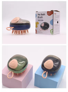 <span class=keywords><strong>Brosse</strong></span> de bain pour animaux de compagnie en silicone 2 en 1, peigne de massage pour chien et chat, élimination des poils, outil de toilettage pour <span class=keywords><strong>Golden</strong></span> <span class=keywords><strong>Retriever</strong></span> Teddy, TPR écologique - Product Image 6
