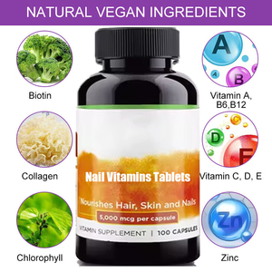 Suplementos Nutricionales, Biotina, <span class=keywords><strong>Vitaminas</strong></span> para <span class=keywords><strong>Uñas</strong></span> en Tabletas, <span class=keywords><strong>Vitaminas</strong></span> para Piel, <span class=keywords><strong>Cabello</strong></span> <span class=keywords><strong>y</strong></span> <span class=keywords><strong>Uñas</strong></span> en Tabletas - Product Image 2