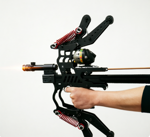 Ballesta Híbrida <span class=keywords><strong>de</strong></span> Alta Velocidad 2 en 1, Arco Compuesto Repetidor para Flechas y Bolas <span class=keywords><strong>de</strong></span> Acero con Mira Láser para <span class=keywords><strong>Caza</strong></span> y Pesca al Aire Libre - Product Image 1