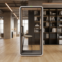 Cabine de bureau insonorisée anti-bruit pour réunions téléphoniques et postes de travail commerciaux
