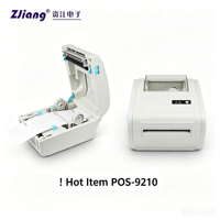 Imprimante d'étiquettes POS9210, machine d'impression d'étiquettes adhésives 4x6, imprimante thermique pour étiquettes d'expédition express US Europe, étiquettes postales adhésives