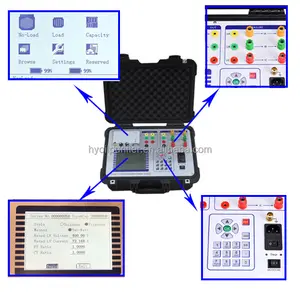 Analyseur automatique de charge et sans charge de transformateur pour l'essai de court-circuit ou d'impédance sur le transformateur