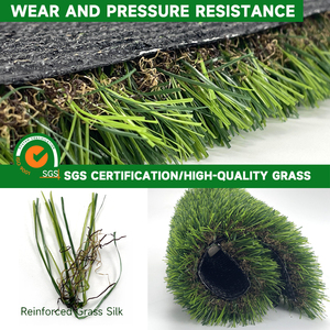 <span class=keywords><strong>Gazon</strong></span> artificiel, tapis de <span class=keywords><strong>gazon</strong></span> synthétique résistant aux UV pour la décoration de jardin extérieur - Product Image 4