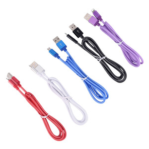 Renkli PVC + balıkçılık net dokuma hızlı şarj kablosu usb mikro yüksek kalite şarj aleti kablosu - Product Image 5