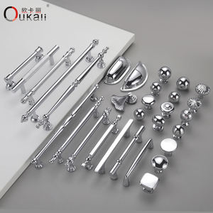 Современная Мебельная ручка для шкафа, кухонный ящик из цинкового сплава, хромированные ручки для комода - Product Image 6