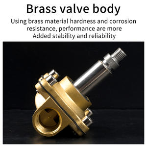 工場直送2W400-40 NCソレノイドバルブDN40 1 1/2インチOEMカスタマイズ可能なウォーターメディア用2ウェイ電気制御バルブ - Product Image 5