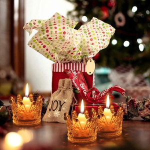 Crown Glass Candlestick European-Style Craft Candlestick Decorative Ornament Necklace and Ring Jewelry Storage - Product Image 5