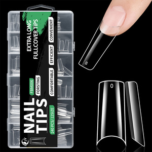 JIEYU PMMA/ABS - Puntas de <span class=keywords><strong>Uñas</strong></span> de Cobertura Completa/Parcial, Color Natural, <span class=keywords><strong>Uñas</strong></span> Postizas para Salón, Manicura Acrílica - Product Image 5