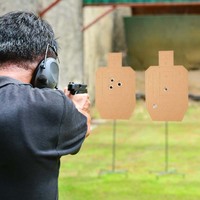 Objetivos de Cartón para Tiro USPSA/IPSC/IDPA, Objetivos de Papel con Siluetas para Práctica de Tiro y Competencia Táctica