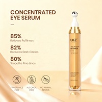 Sérum pour les yeux en roll-on, élimination des poches sous les yeux, caféine, rétinol, collagène, anti-âge, élimination des cernes, sérum pour les yeux en roll-on