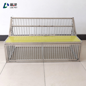 Jaula Metálica Plegable LIZE PET <span class=keywords><strong>para</strong></span> Aves, Ideal <span class=keywords><strong>para</strong></span> Loros, Palomas y Otras Aves, Jaula <span class=keywords><strong>de</strong></span> Transporte Plegable <span class=keywords><strong>de</strong></span> Acero Inoxidable - Product Image 2