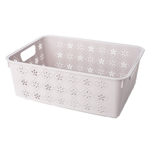 Cesta de almacenamiento Rectangular multifuncional de PP, cesta de baño apilable para ropa, otros artículos, cajas de almacenamiento de baño, contenedores - Product Image 1