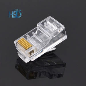 Lot de 100 connecteurs mâles Ethernet RJ45 CAT5E 8 broches Type 8P8C en cuivre pur, plus de 1000 cycles de raccordement - Product Image 3