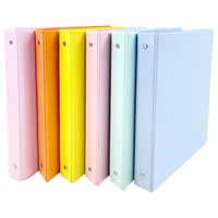 Nouvel arrivage A4 Basics 3 classeurs à anneaux 1 pouce organisateur de joints toriques pour l'école bureau à domicile Macron couleur logo personnalisé vente en gros d'usine