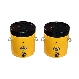 VIT-W VIT-W CLL-5012 50T Cilindro Hidráulico de Soporte Estable a Largo Plazo con Tuerca de Bloqueo y Diseño de Seguridad, Ideal para Elevación de Cargas Pesadas - Product Image 1