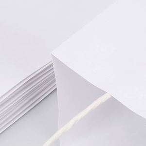 Bolsas de Papel Kraft para Comida para Llevar KM Coffee Food, Bolsas Grandes de Papel Kraft para Comestibles con Asas - Product Image 5