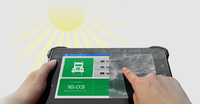 Android 13 OS Tablette robuste de 7 pouces pour terminal GPS embarqué de taxi avec 4G, bus CAN et écran lisible par la lumière du soleil