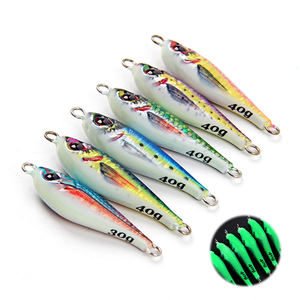 10g 15g 20g 25g 30g 40g gabarit de pêche en eau salée gabarits en métal peu lent gabarit Jack UV lumière rivage basse leurre de pêche - Product Image 4
