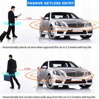 Système de démarrage et d'arrêt à bouton unique PKE+ en gros d'usine chinoise pour Honda Fit & Amaze, Ford Explorer, Nissan Qashqai, Citroën C5