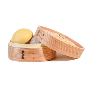 Wholesale Chinese Mini Dim Sum Dimsum Square Bamboo Bimbi Steamer Basket #8 50cm 16 2 Tier