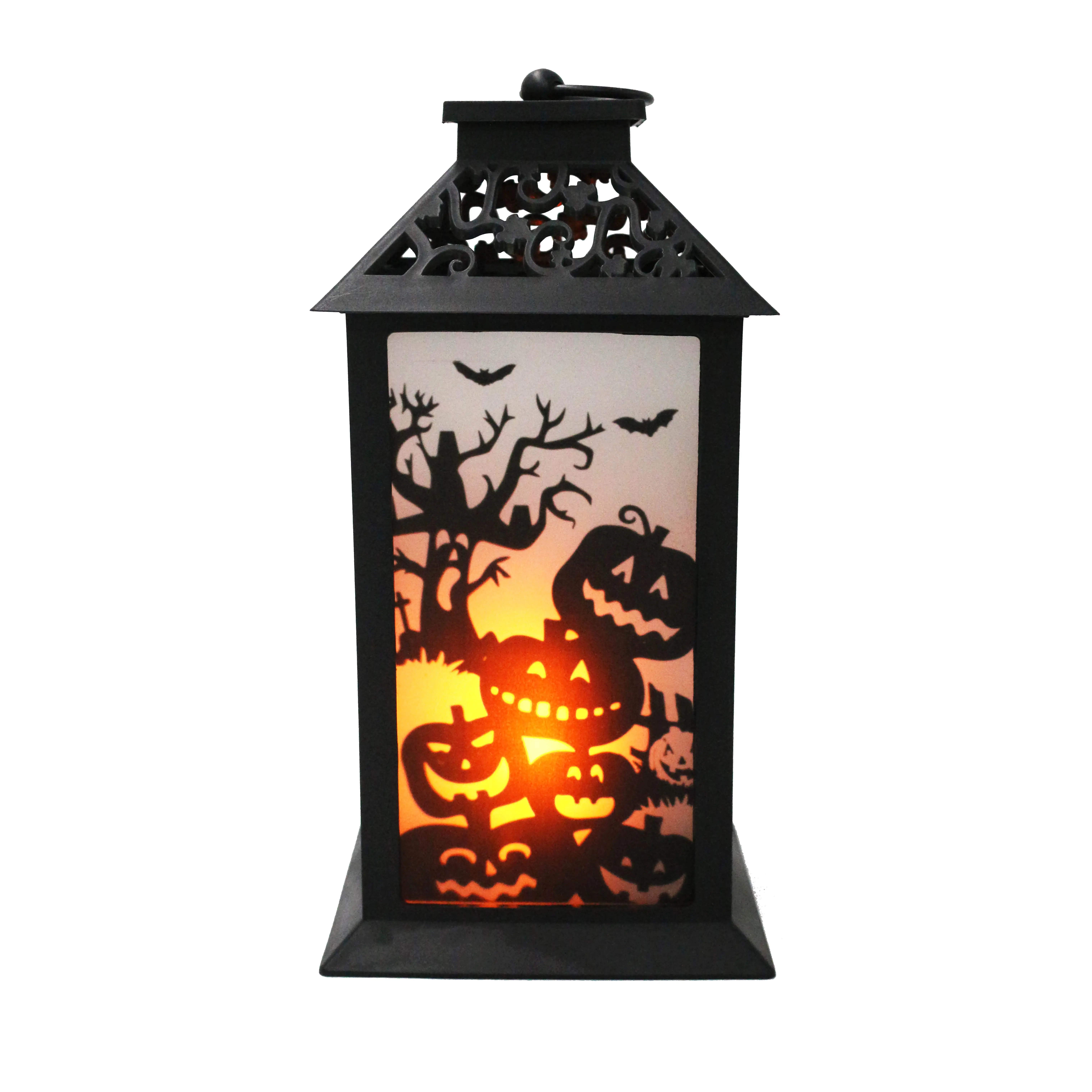 Halloween decorations outdoor indoor decor hanging plastic lantern with led light Halloween Party Lights for Yard Tree