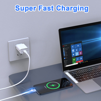 Schitec Cable USB C a C 3A 60W Cable USB de datos de sincronización de carga de súper velocidad para teléfono móvil