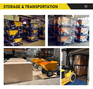 SONGMAO Carriola Elettrica <span class=keywords><strong>a</strong></span> Benzina da 300kg/100L, Carriola Cingolata per Calcestruzzo e Rifiuti da Costruzione, per Edilizia o Agricoltura - Product Image 6