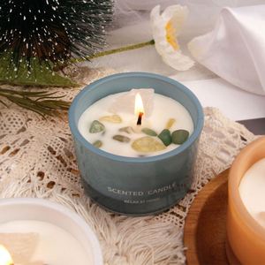 Vela Aromática de Cera de Soya en Frasco de Vidrio, Diseño Minimalista, Aroma Floral, Decoración para el Hogar, Relájate en Casa - Product Image 3
