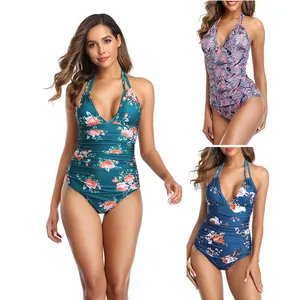 2020 Sexy Più Il Formato del Costume Da Bagno Delle Donne di Un Pezzo Femminile Costumi Da Bagno Vintage Push up di Nuoto per Monokini Big Size Costumi Da Bagno vestito