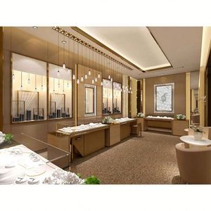 Diseño de mostrador de Joyería Moderna/Diseño de Interiores de tienda de joyería elegante/Mostrador de exhibición de joyería al por menor - Product Image 6